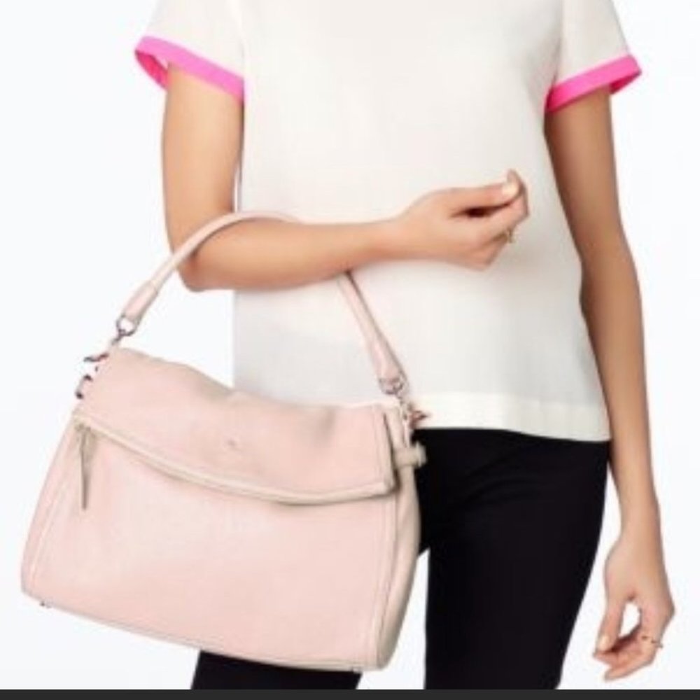 Kate Spade Light Pink Cobble Hill Minka Crossbody Never Used Interior Minty!
